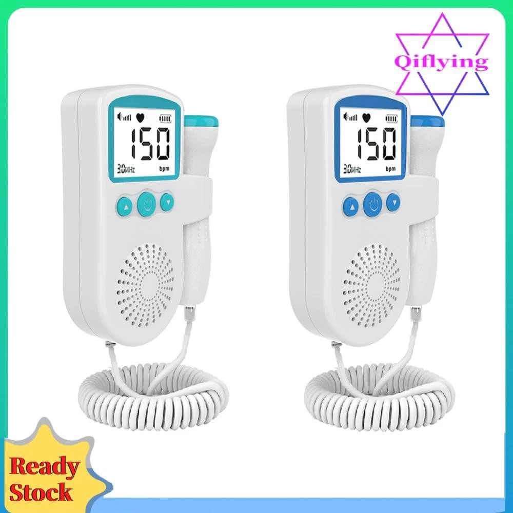 เครื่องวัดอัตราการเต้นของหัวใจของทารกจอแสดงผล LCD หญิงตั้งครรภ์เครื่องตรวจจับการเต้นของหัวใจของทารกในครรภ์ - รูปที่ 1