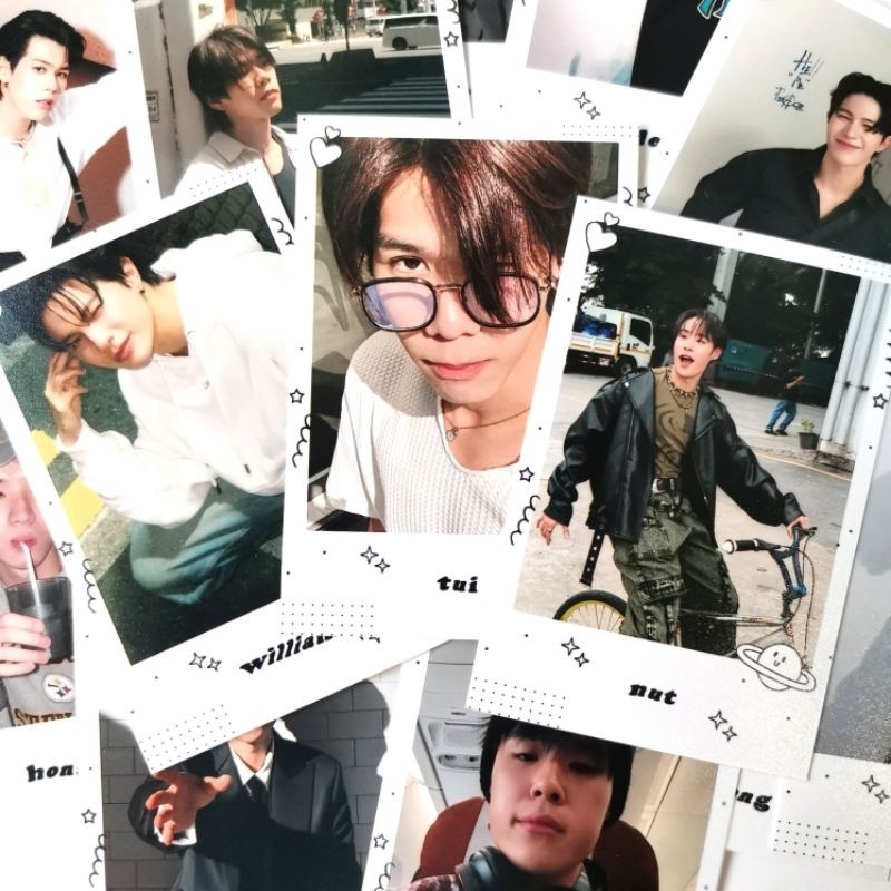 LYKN – เซตรูป 2×3 นิ้ว 4 ใบ กรอบหัวใจ ไลแคน tpop