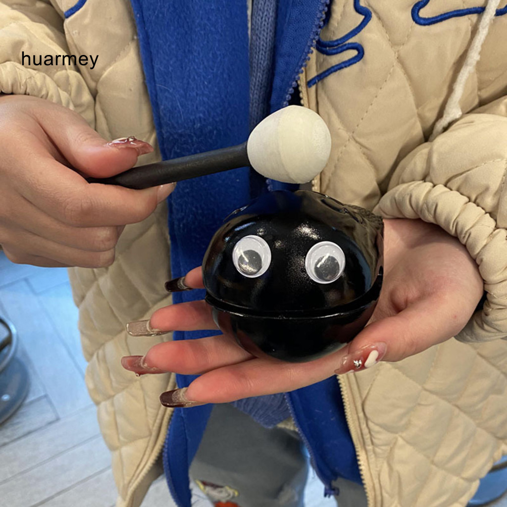 HUARMEY ปลาไม้กลองสติกเกอร์ตาน่ารัก Drumstick แบบดั้งเดิม Art ผลิตภัณฑ์ความเครียดบรรเทา Calm Down Pe