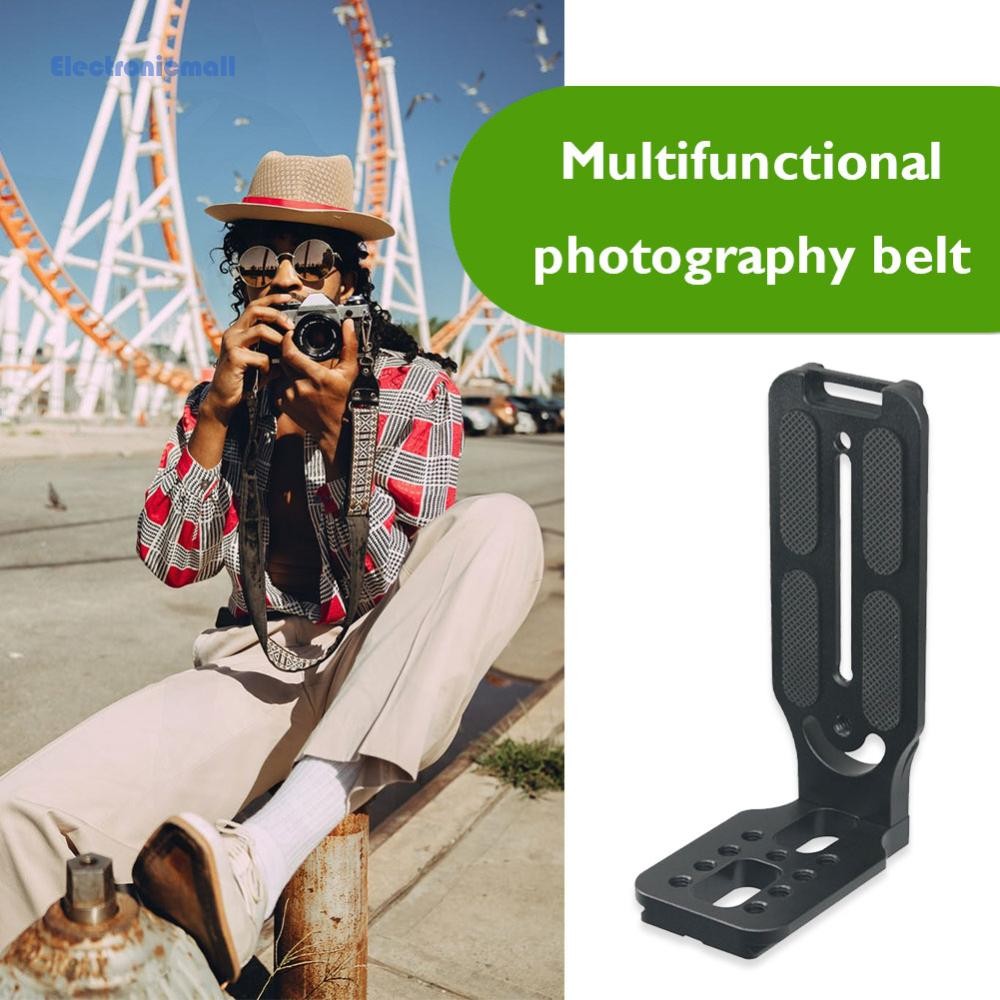กล้อง DSLR L Plate ขาตั้งกล้องหัว Mount แนวตั้ง Shot Bracket สําหรับ Canon Nikon Sony [ElectronicMall01.th]