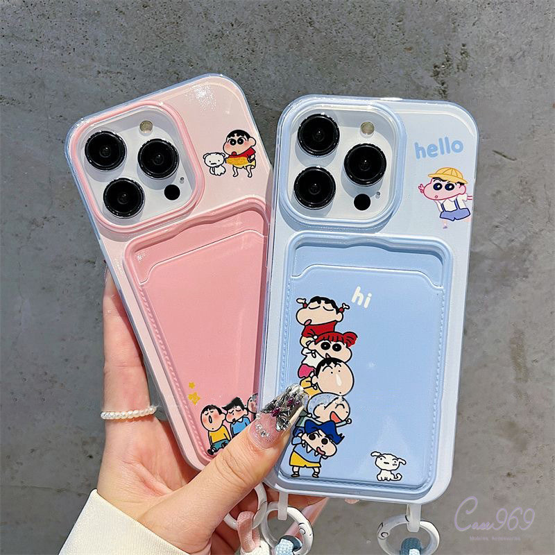 การ์ตูนแฟชั่น เคส ชินจัง เคสไอโฟน 11 IPhone 17 13 16 15 14 12 Pro Max 17 16 6 7 6S 8 Plus 7Plus X XR XS Max SE 2020