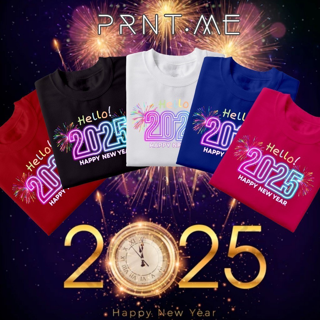 Happy New Year 2025 Welcome 2025 Year of the SNAKE T-shirt by PRNT V1 S-5XL