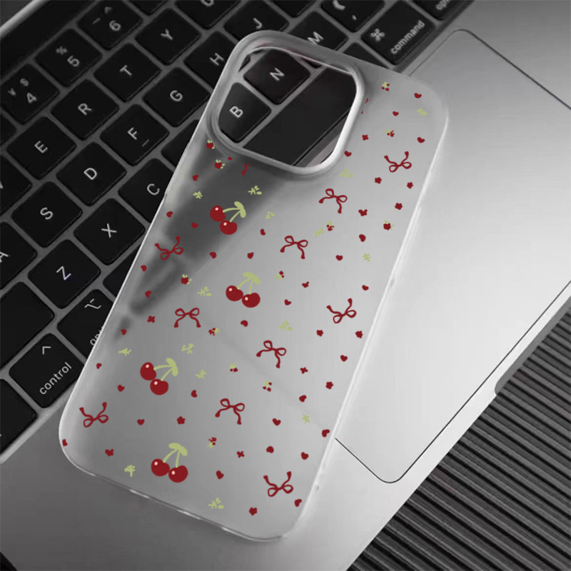 เคส ไอโฟน For iPhone 13 14 15 สากล เคสโทรศัพท์มือถืออะคริลิคใสโบว์สีแดงเชอร์รี่11 12 ProMax 7 8Plus X XSMax XR ราคา ถูกที่สุด ดีลบีเคเค แกลเลอรีภาพที่ 7