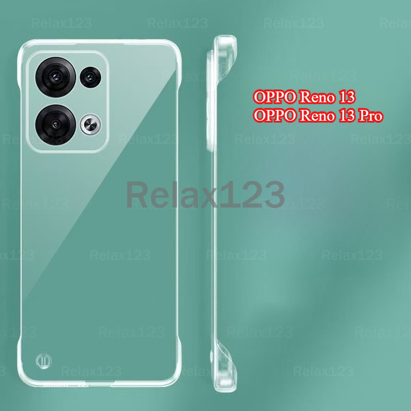 สําหรับoppo Reno 13 5G OPPO Reno13Pro 5G Reno13 Pro OPPO Reno 13 Pro 5GปลอกFrameless Slim Clear Hard Case ShockProof Coqueปกหลัง
