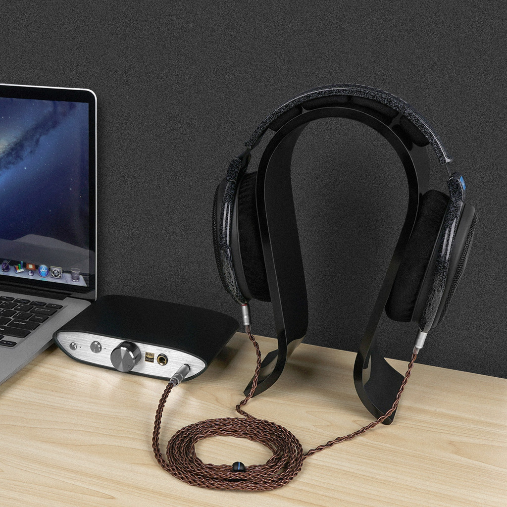 สายสัญญาณเสียงอัพเกรด Geekria เข้ากันได้กับสายหูฟัง Sennheiser HD 600, HD 650, HD 660S2, ชุดหูฟัง HD 6XX, สายหูฟัง 4.4 มม. ถึง 2Pin (1.5 ม.)