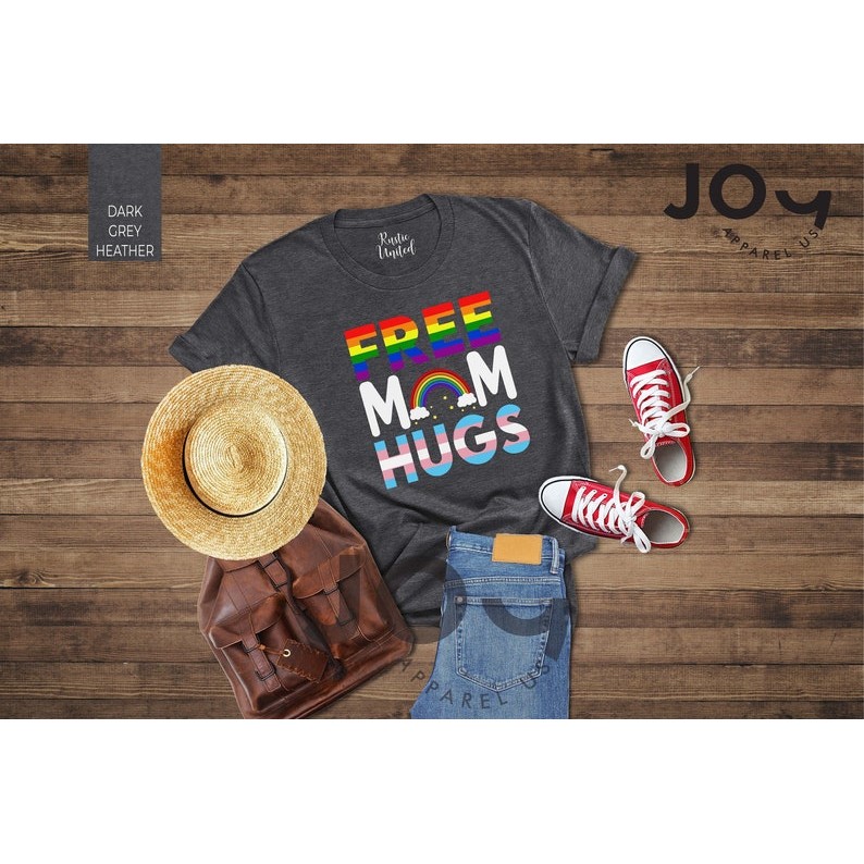 Lgbtq Mom Shirt, Free Mom Hugs, Pride Month Shirt, LGBT Shirt, Gay Pride Shirt, Pride Ally Shirt, Pride Mom Shirt,