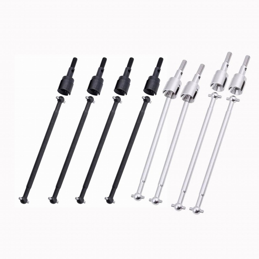 4 ชุดโลหะไดรฟ์เพลา 89.5 มม.Dogbones 08029 & Stub ล้อเพลา 02033 สําหรับ RC Redcat Volcano Epx HSP 1/1