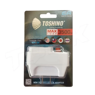 Toshino ของแท้ CO-6S EA-AS มาตราฐาน มอก. มีสวิต เปิด-ปิด ปลั๊กแปลง ปลั๊กไฟ แปลงปลั๊ก
