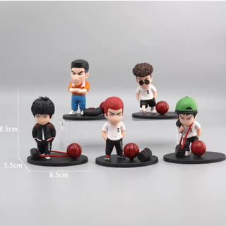 💥จัดส่งจากประเทศไทย💥5 ชิ้น/เซ็ต SLAM DUNK Sakuragi Rukawa Action Figure อะนิเมะ One Piece รูป COD stock คอสเพลย์ตุ๊กตาของเล่นสําหรับของขวัญเด็กคอลเลกชันเครื่องประดับรถเค้กตกแต่ง Hanamichi