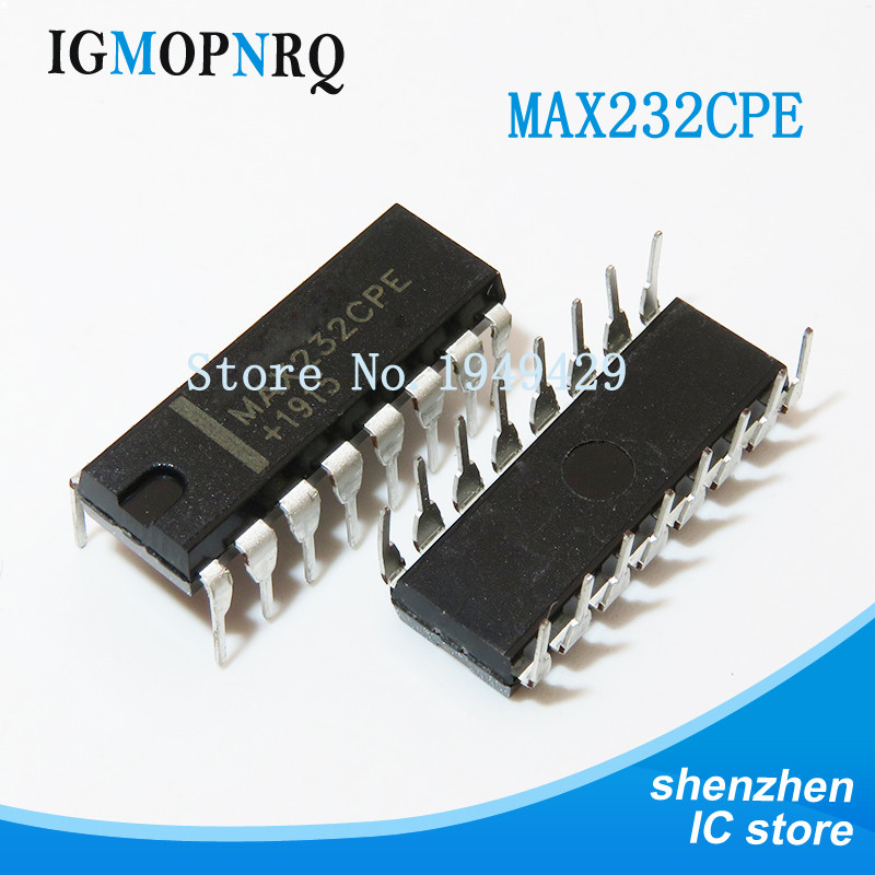 10pcs MAX232CPE MAX232C DIP16 DIP MAX232 RS-232 ไดรเวอร์/ตัวรับใหม่