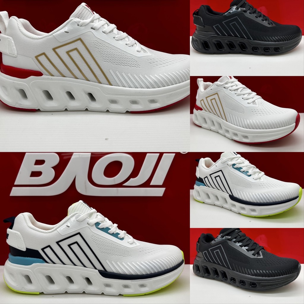 [รองเท้าวิ่ง]  BAOJI บาโอจิ รองเท้าผ้าใบผู้ชาย bjm906