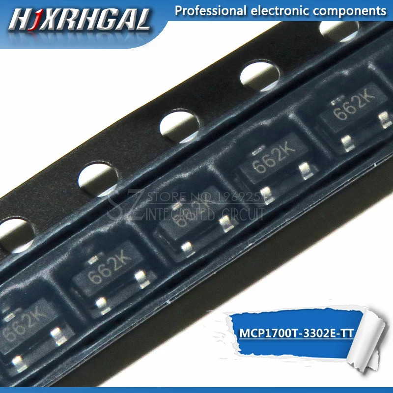 5pcs MCP1700T-3302E/TT SOT23 MCP1700T-3302E SOT23-3 SOT MCP1700T-3302 SMD MCP1700T MCP1700