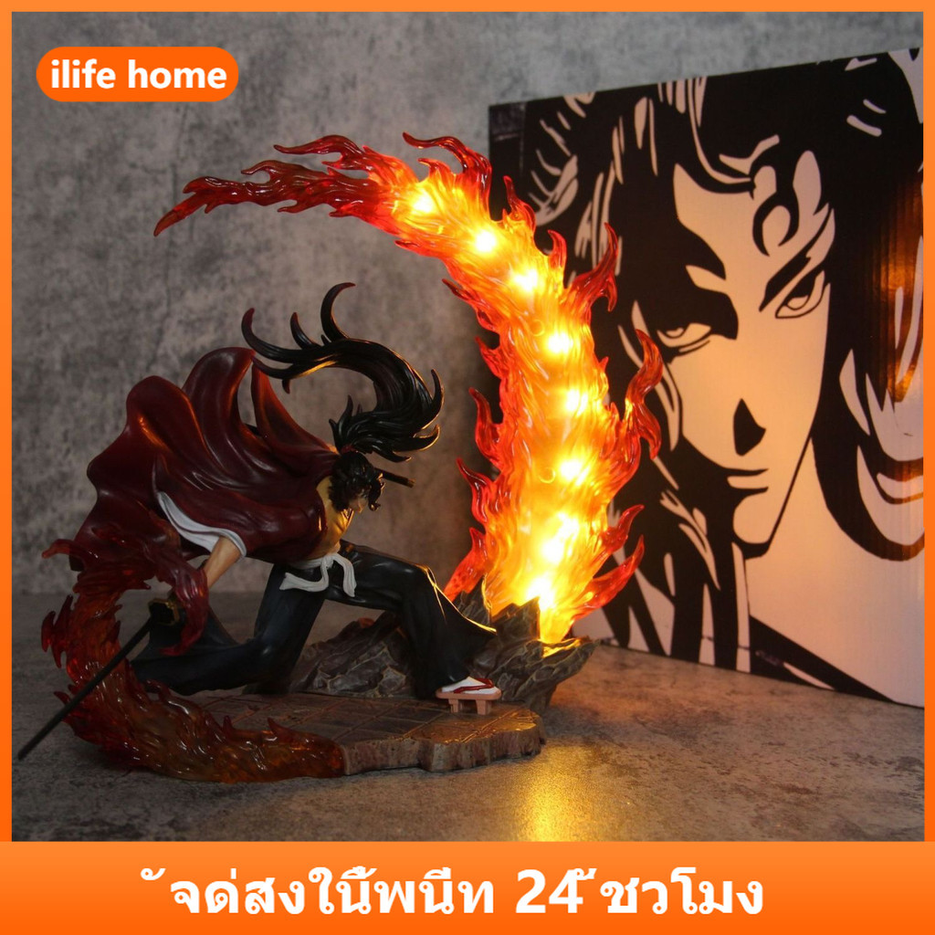 💥จัดส่งจากประเทศไทย💥23ซม.yoriichi Kokushibo Demon Slayerคอสเพลย์โคมไฟส่องสว่างอะนิเมะOne PieceรูปCOD
