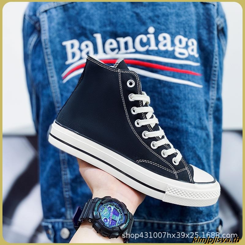 All STAR CHUCK TAYLOR CONVERSE 70S HIGH BLACK EGREAT รองเท้าพรีเมี่ยม