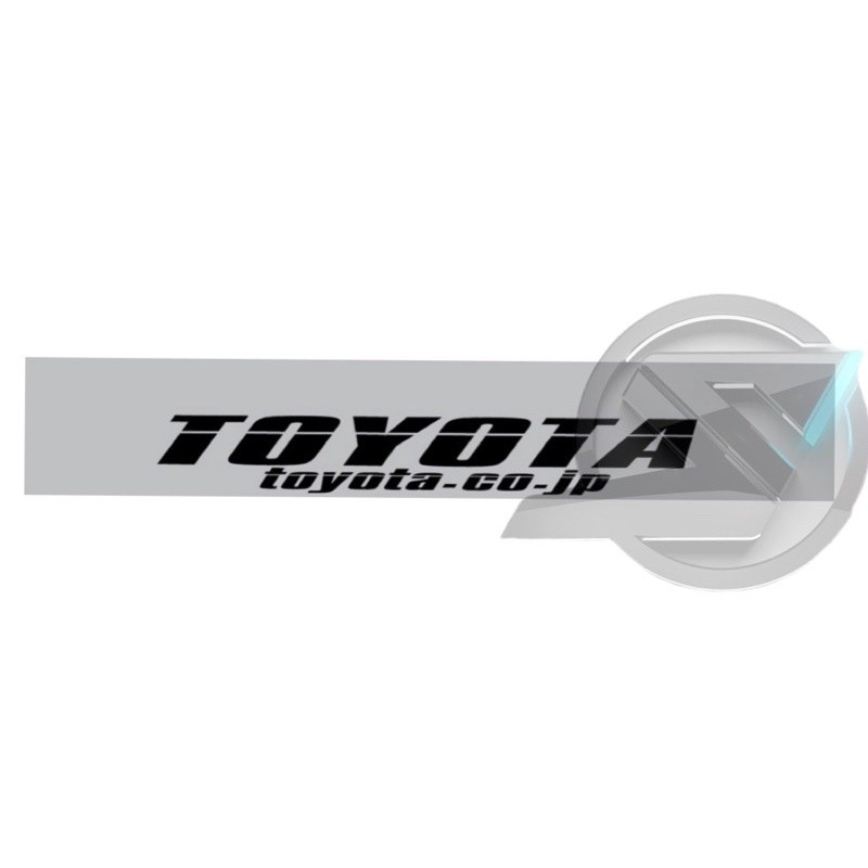(Ready Stock)S95# Toyota.co.jp Car Windshield Sticker