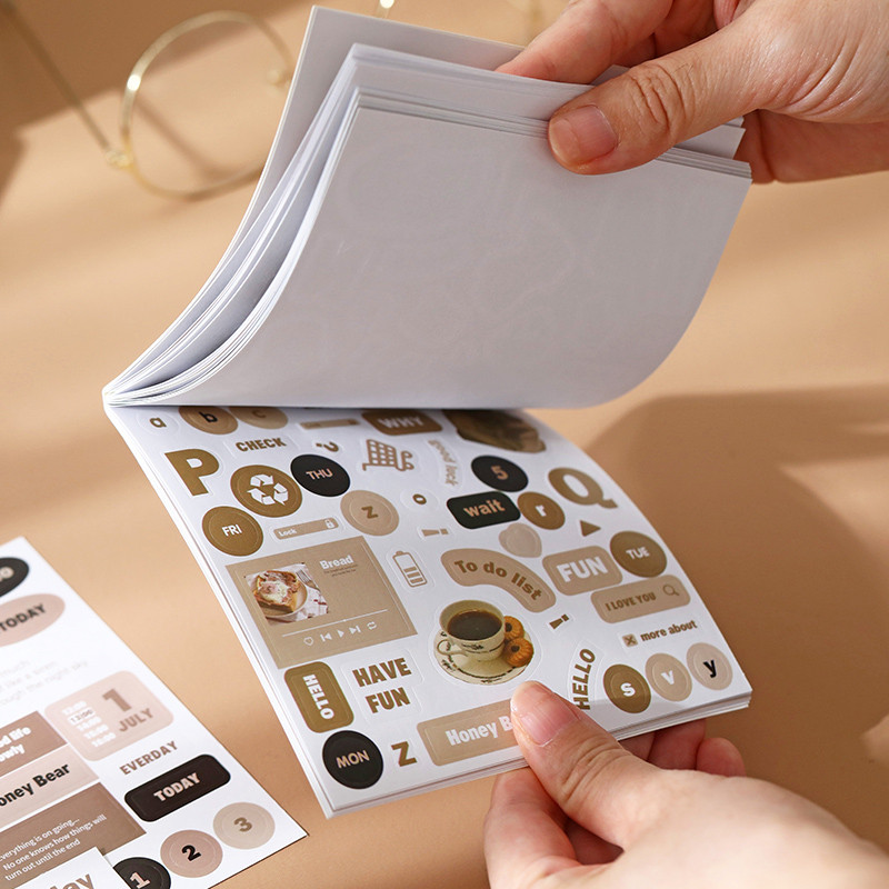 Wei 20/30 แผ่นการ์ตูน Collage สติกเกอร์หนังสือ DIY Scrapbooking Collage Junk Journal Vintage Decor เครื่องเขียน