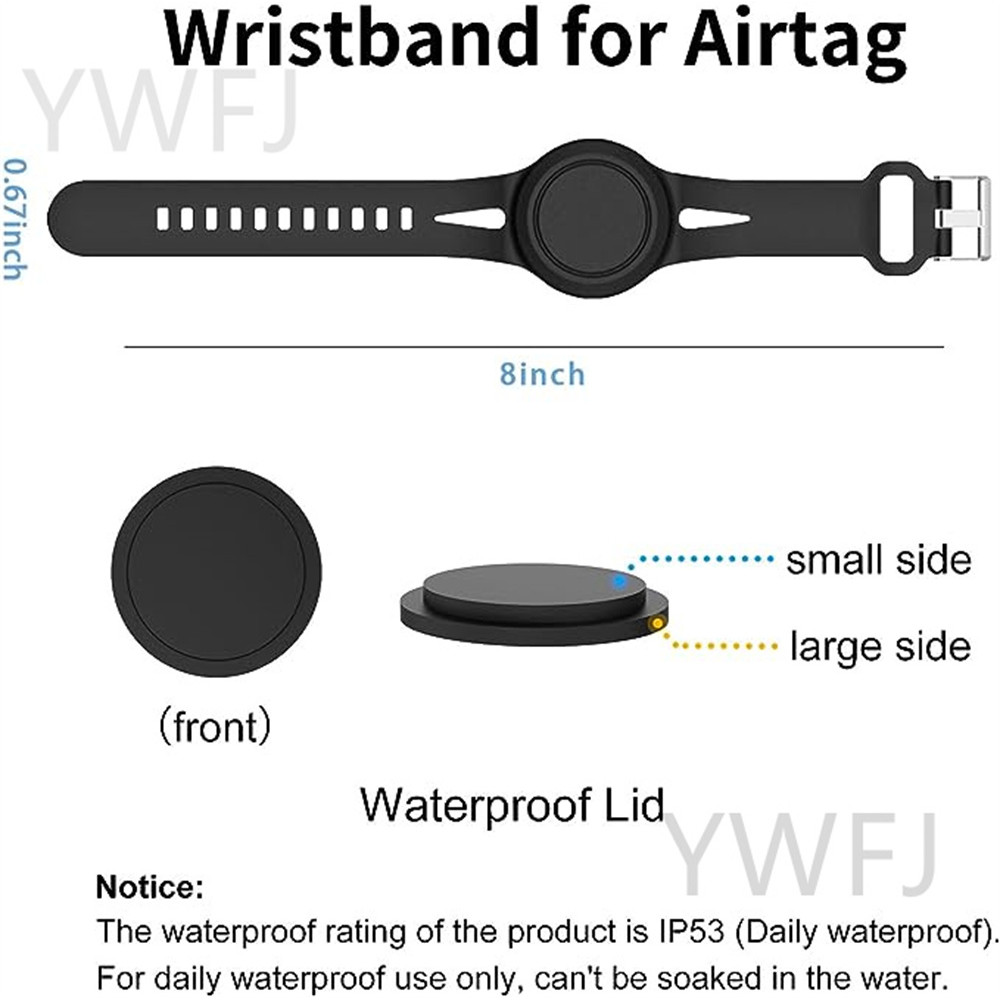 สร้อยข้อมือ Airtag สําหรับเด็กกันน้ํา, สายรัดข้อมือซิลิโคนคลุมทั้งหมดสําหรับผู้ถือ Airtag, Anti-Lost Band อุปกรณ์ซ่อนสําหรับเด็กเล็ก, สายรัด Tracker ราคา ถูกที่สุด ดีลบีเคเค แกลเลอรีภาพที่ 2