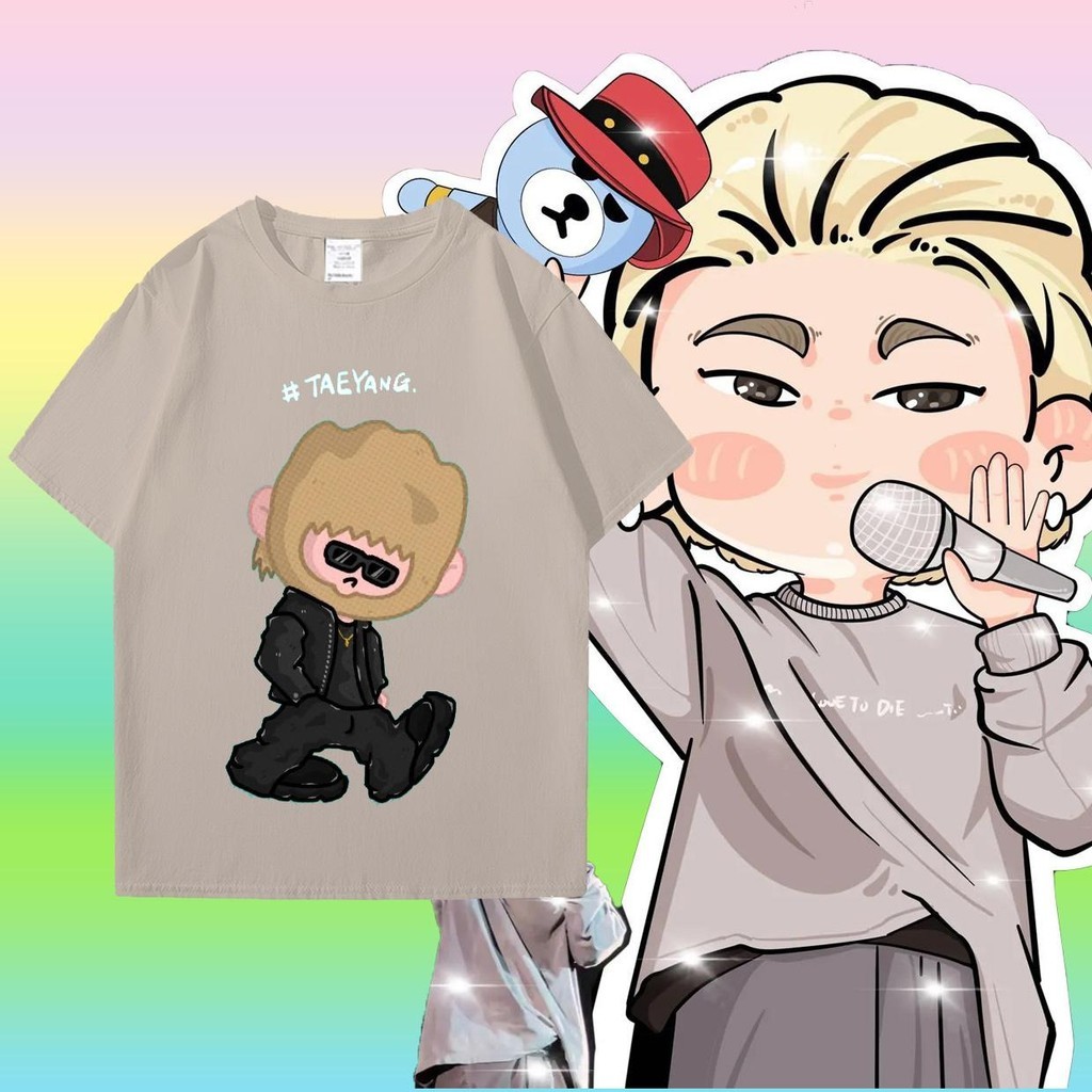 TAEYANG 2025 TOUR เสื้อยืด kpop Bigbang TAEYANG ผ้าฝ้าย แขนสั้น เสื้อยืด unisex tshirt SIZE S-5XL