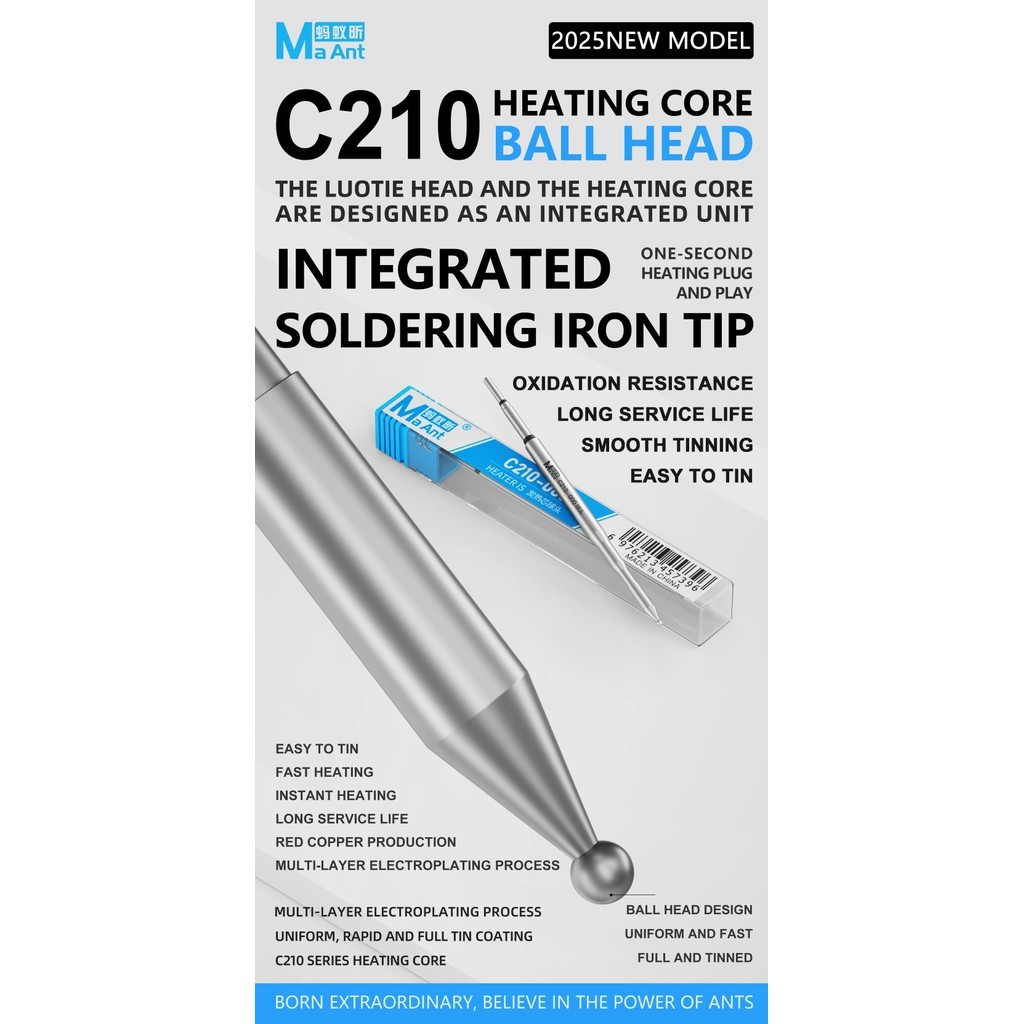 MAANT รุ่น C210-000 ปลายหัวแร้ง สำหรับงานซ่อมแซมวงจรอิเล็กทรอนิกส์