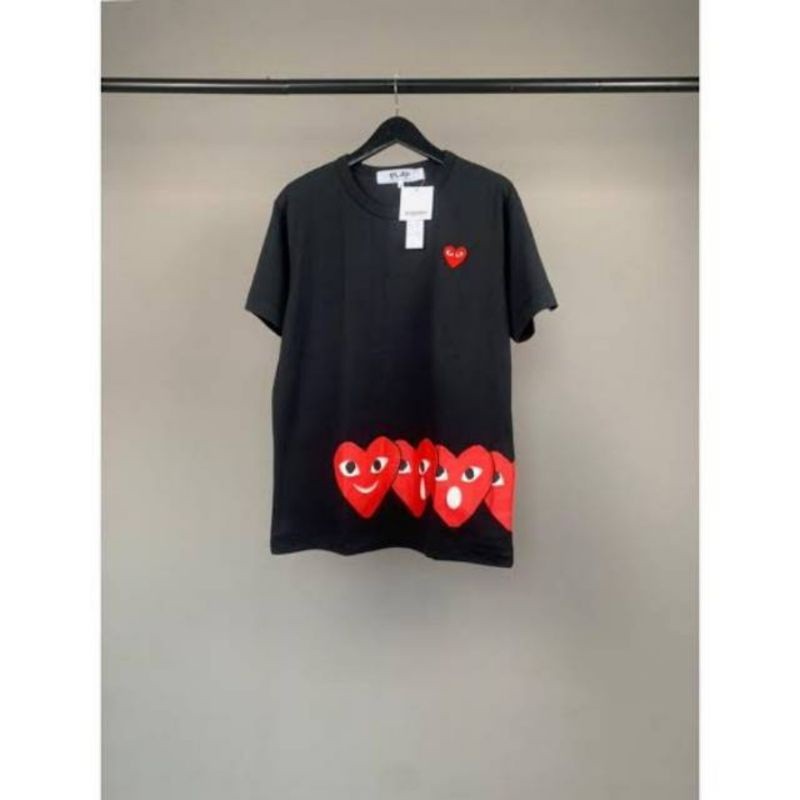 CDG Emo Under PLAY CDG เสื้อยืด Under Emoticon