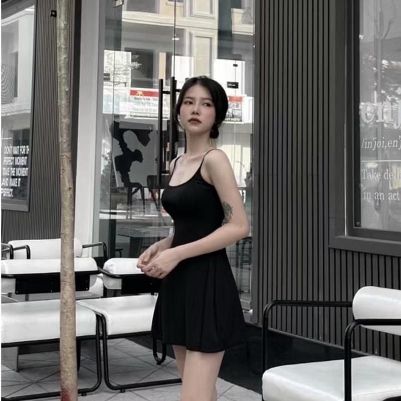 B19 Short Flared 2-Strap Skirt ไซส์ต่ํากว่า 55kg