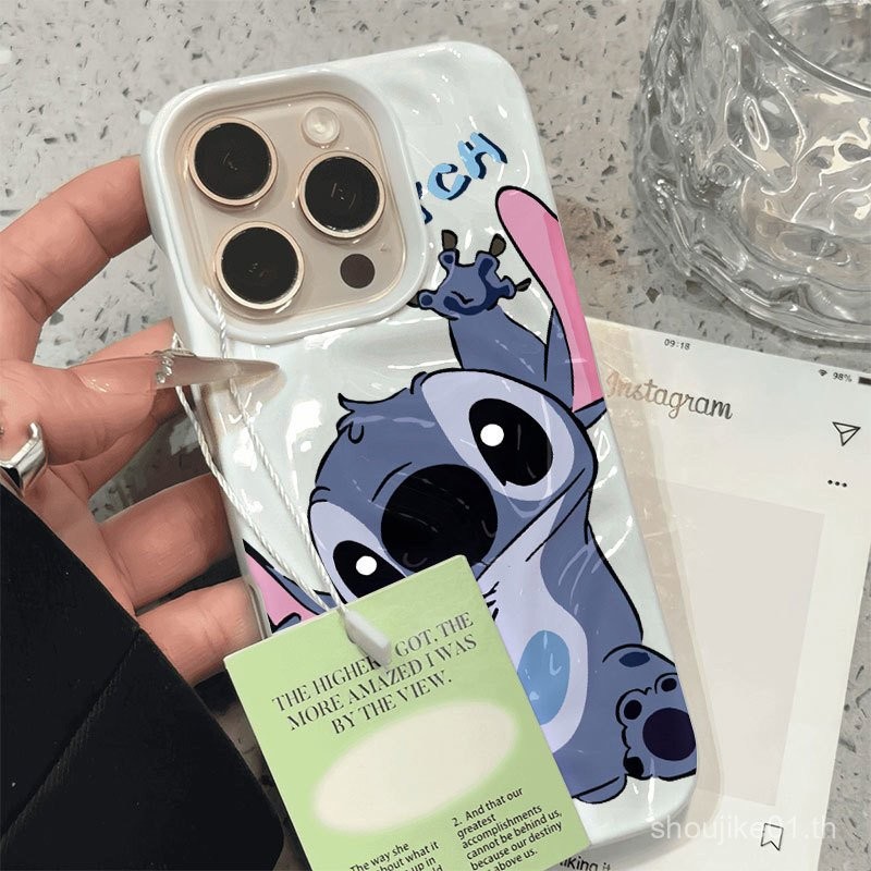 Arrogant Stitch สําหรับ iPhone 13 16 11 15 14 12 14PLUS 16PLUS 14PROMAX 13PROMAX XR X/XS 16PRO 12PRO เคสโทรศัพท์กระจายความร้อนสดสไตล์ ERYI