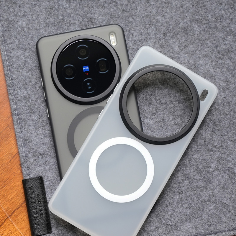 สําหรับVivo X300 X200 X100 Pro Mini X200 Ultra X100S X200Sแม่เหล็กHybrid TPU + PCหรูหรากันกระแทกMatte Clearกลับกรณีดีกว่าคุณภาพ