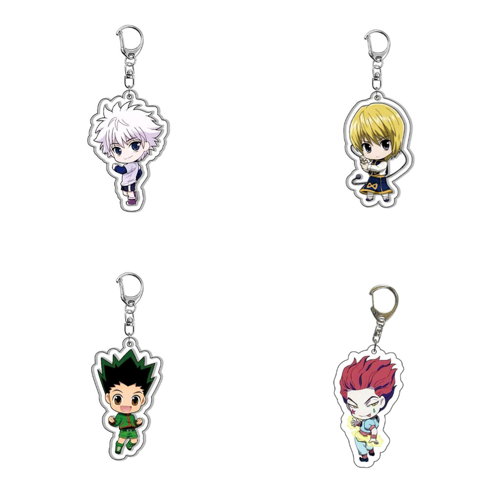 Hunter x Hunter GON FREECSS พวงกุญแจการ์ตูน Killua Zoldyck จี้ Kurapika พวงกุญแจ Hisoka กระเป๋าอุปกร