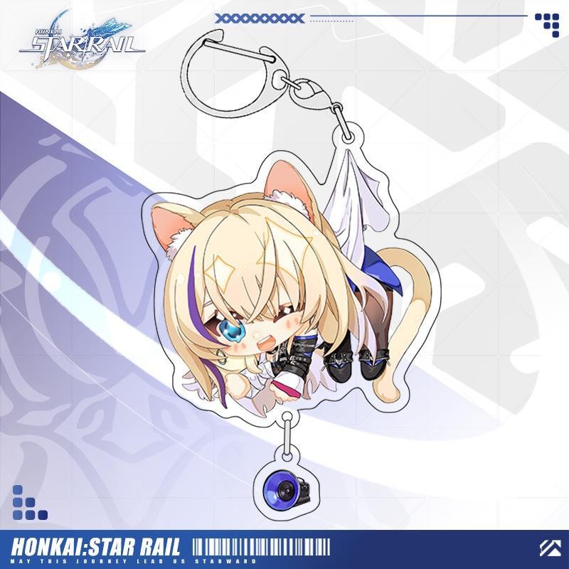 Honkai: Star Rail Imbbibitor Lunae Sampo Koski Gepard Landau พวงกุญแจอุปกรณ์เสริมเกมอะนิเมะ Co
