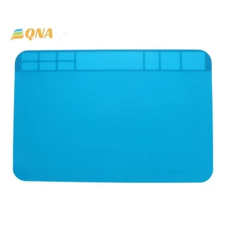 [QNA] 1 ชิ้น ESD ฉนวนกันความร้อนบัดกรี Matputer แผ่นซ่อมโทรศัพท์ทนต่ออุณหภูมิสูงทํางานซิลิโคนเสื่อบัดกรีใหม่