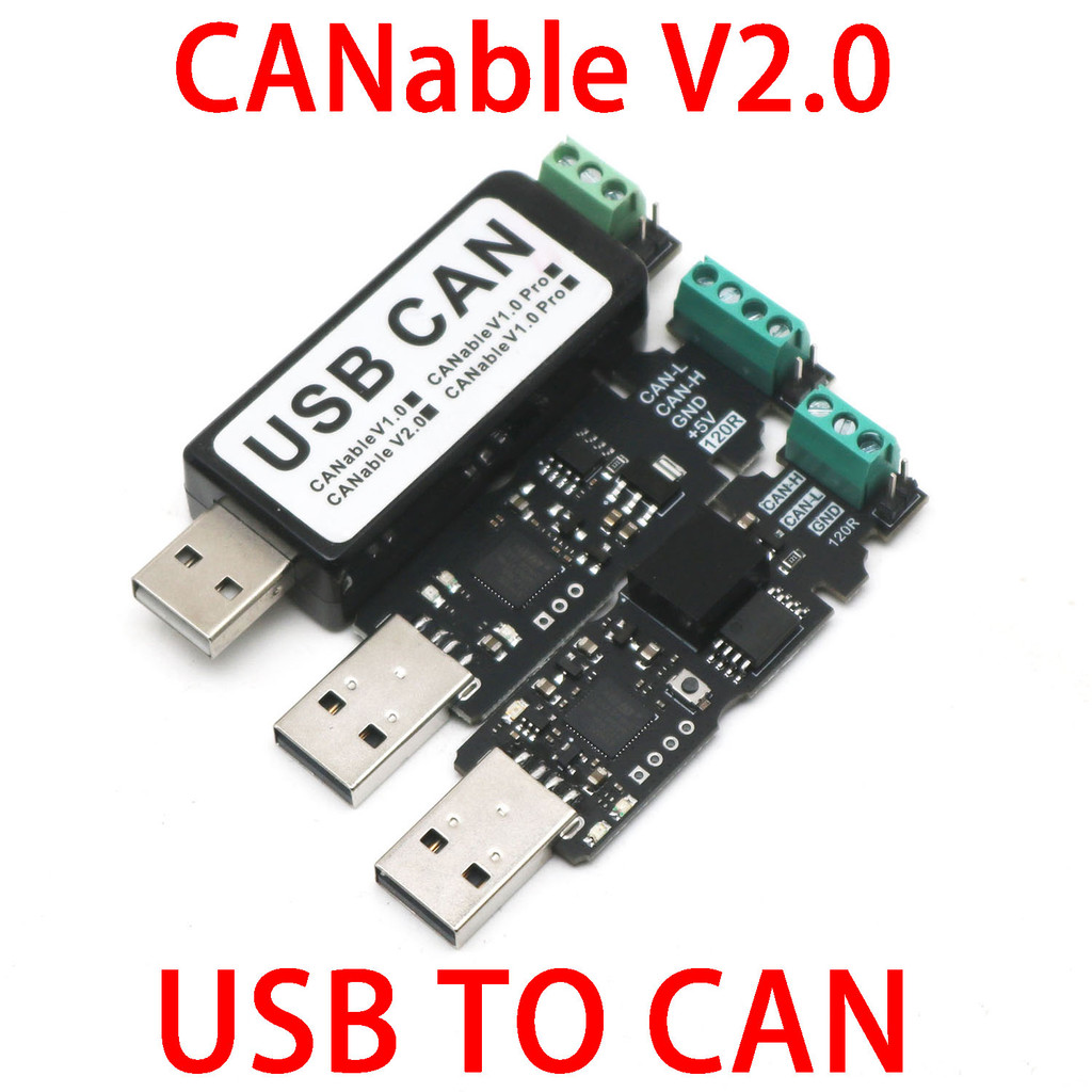 USB to CANable V2.0 PCAN CAN bus debecting เครื่องมือการวิเคราะห์สนับสนุน candlelight CAN-FD SLCAN เฟิร์มแวร์ Cangaroo ซอฟต์แวร์