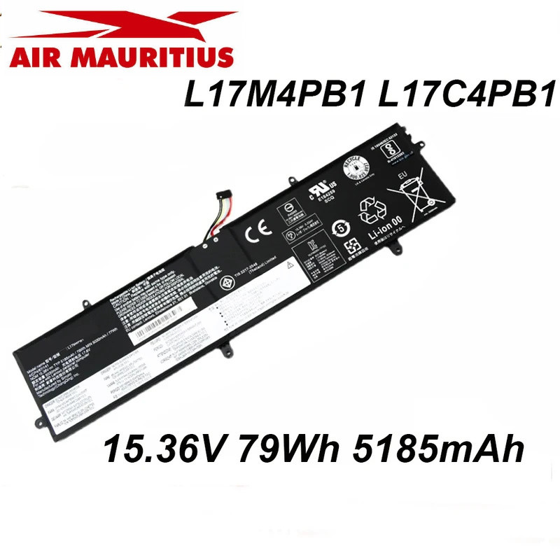 L17M4PB1 L17C4PB1 แบตเตอรี่แล็ปท็อป 15.36V 79Wh สำหรับ Lenovo V730-15-ISE V730-15-IFI IdeaPad 720S-1