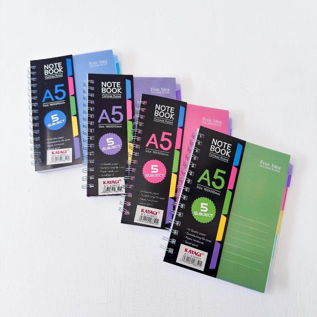 A5 A6 SIZE NOTEBOOK / A5 A6 SPIRAL NOTEBOOK