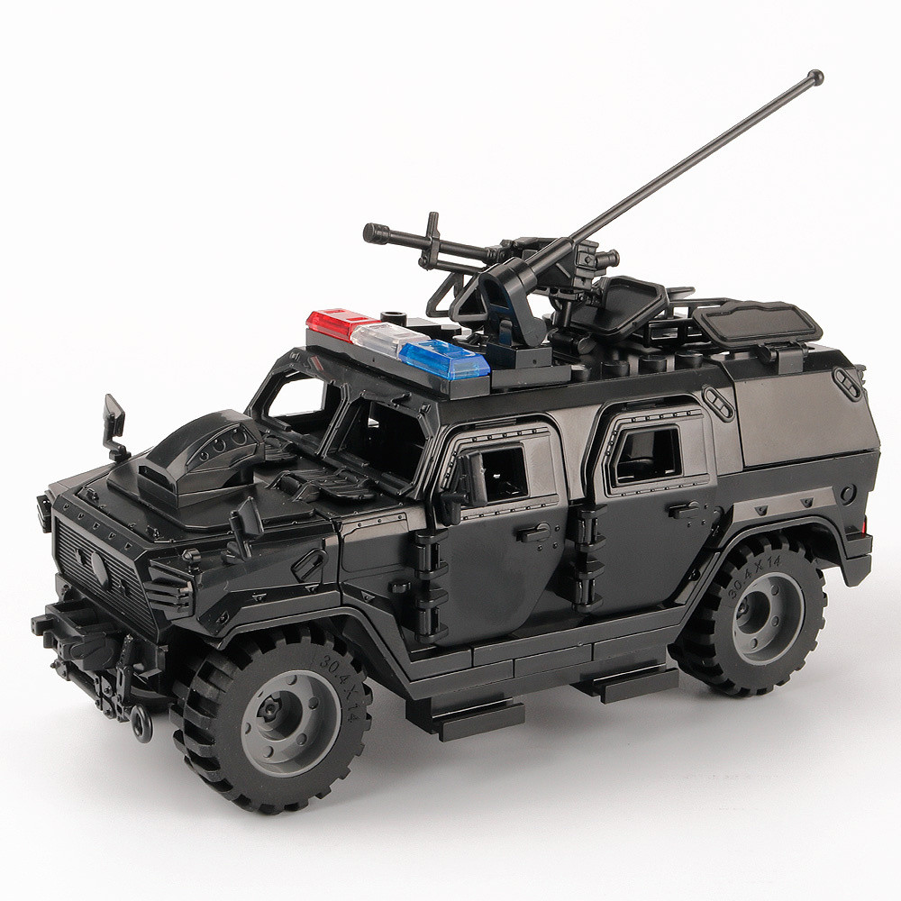 Reloaded SWAT รถหุ้มเกราะชุดใช้งานร่วมกับ Lego Minifigures Hyundai Dark Zone Breakthrough Deformation 6 ทหาร 9