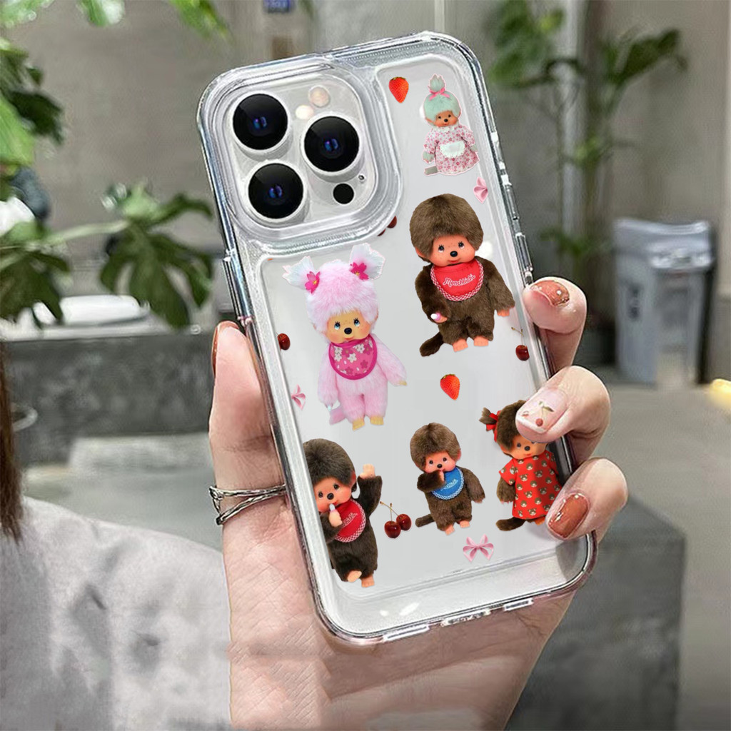 สําหรับiphone 17 Pro Maxมอนชิชิที่น่ารักและสมจริง 17 16 15 14 XR 13 11 12 Pro Max 8 7 6 6S Plus X Xs Max Se 2020 13 12 11 Simpleขั้นสูงโปร่งใสTpuเคสโทรศัพท์ ราคา ถูกที่สุด ดีลบีเคเค แกลเลอรีภาพที่ 3