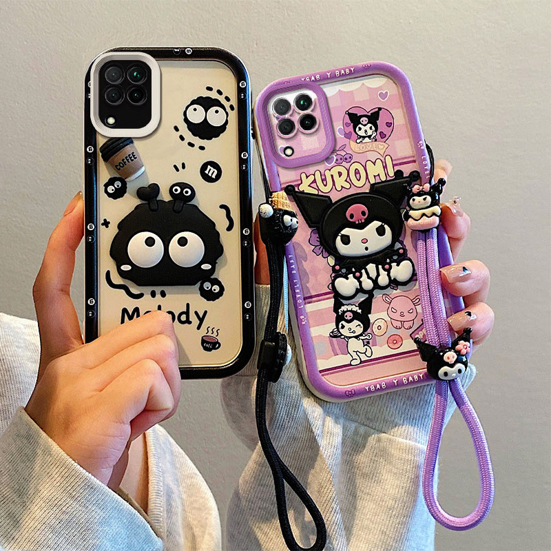 เคส samsung a12 เคสโทรศัพท์ตุ๊กตา 3D น่ารักสําหรับเคส ฝาครอบ samsung m12