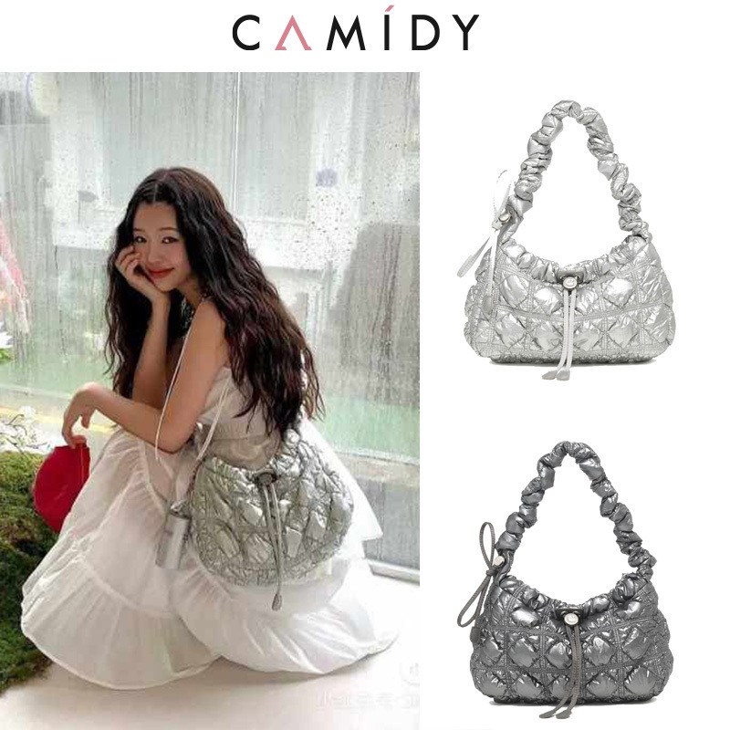 Camidy Cami Di กระเป๋าสะพายใต้วงแขนเมฆชนกลุ่มน้อยเกาหลี