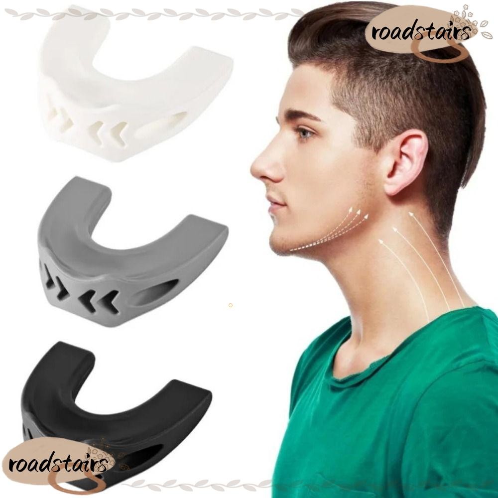 Roadstairs Jaw Exerciser, Anti-stress 40/50/60Lbs Redefine Jawline Trainer, Facial Chew Bite กล้ามเนื้อ Face Fitness Ball แบบพกพา Double Chin Jawliner