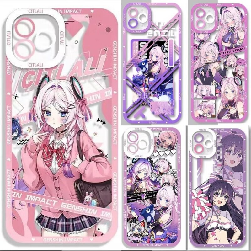 Genshin Impact Cicle เคสโทรศัพท์สําหรับ INFINIX HOT 50 40i 30I 30 40 Pro 10 12 20 Play 30 10 Play HOT 11 10i 20i 12i 10S 20S ฝาครอบเกมปลอกใสนุ่ม