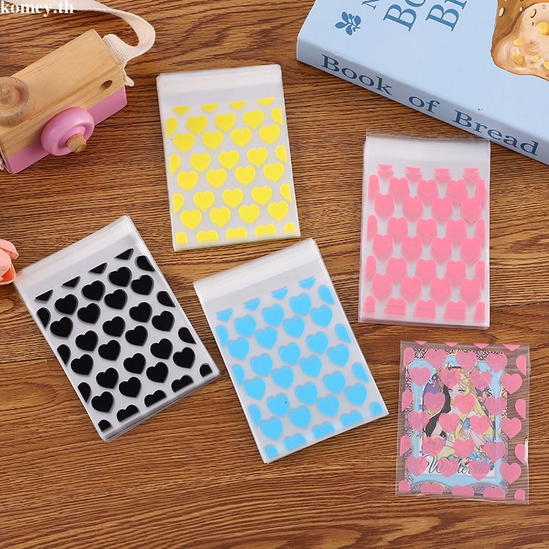 🛒 50 ชิ้นถุงบรรจุภัณฑ์โปร่งใส PE  เครื่องประดับ Self-กาวกระเป๋า Candy การ์ดกระเป๋า Photo Animation อุปกรณ์ต่อพ่วงเก็บกระเป๋า - รูปที่ 3