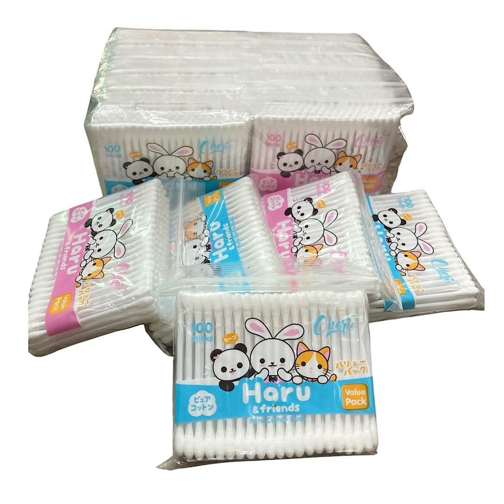 (ยกโหล)คัตเติ้ลบัต Haru ฮารุ ก้านใหญ่ 100 ก้าน เครื่องสำอาง Cosmetic