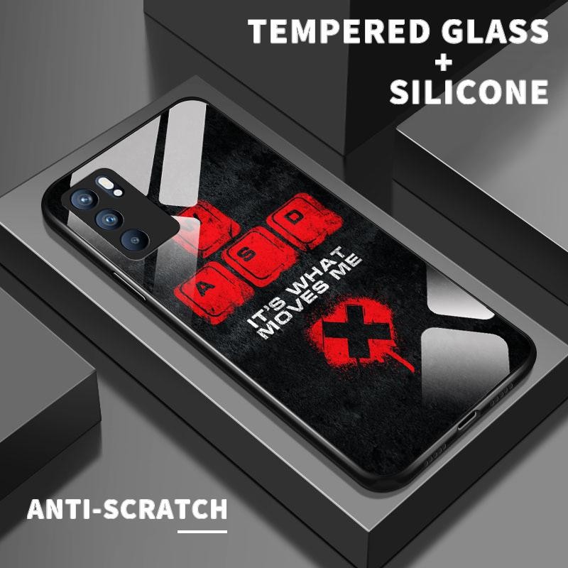 เหมาะสำหรับ OPPO Reno6 5G Reno7 Z Reno6 Lite Pro Reno8 กรณีโทรศัพท์มือถือ Fashions Game Themes เคสโท