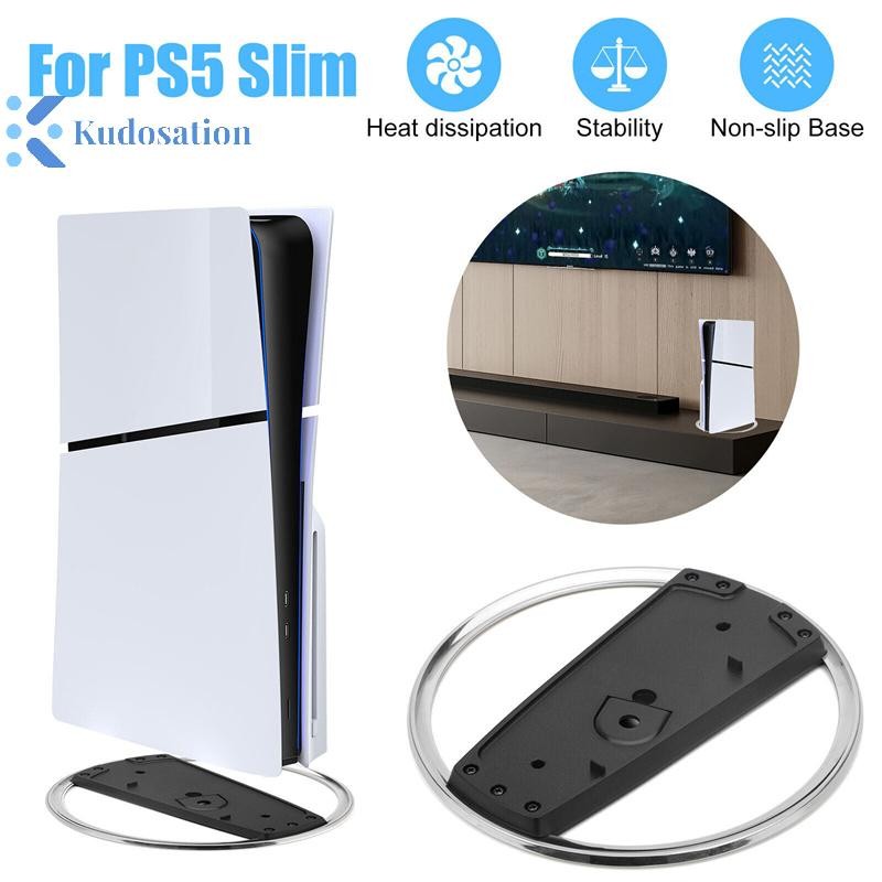 Kudosation เกมคอนโซลสําหรับ Ps5 Slim แนวตั้ง Anti-Slip สําหรับ Sony Playstation 5 Slim Disc Digital 