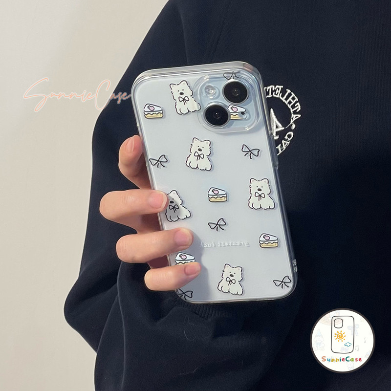 หมา เคสไอโฟน7Plus สำหรับ เคส IPhone 12 13 11 15 16 14 Pro Max XS XR X 7Plus 8Plus Max 7 8 15 Plus SE เรียบง่าย เคส
