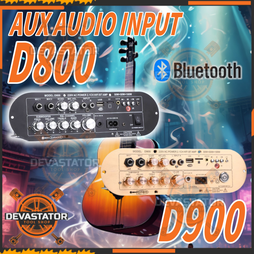 D800D900แอมขยายเสียง✨ เครื่องขยายเสียงAudioHifi บอร์ดขยายเสียงซับวูฟเฟอร์Bluetooth แอมป์จิ๋ว แอมป์จิ