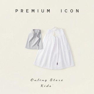 Hania kids ชุดทูพีซเดรสแขนกุดสำหรับเด็กผู้หญิง  Girls' Summe…