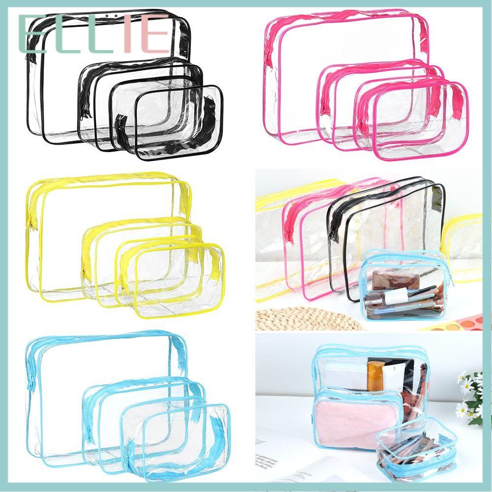 Ellie PVC Bag Zipper Make Up Pouch Toiletry Bag กระเป๋าเครื่องสําอางกันน้ํา