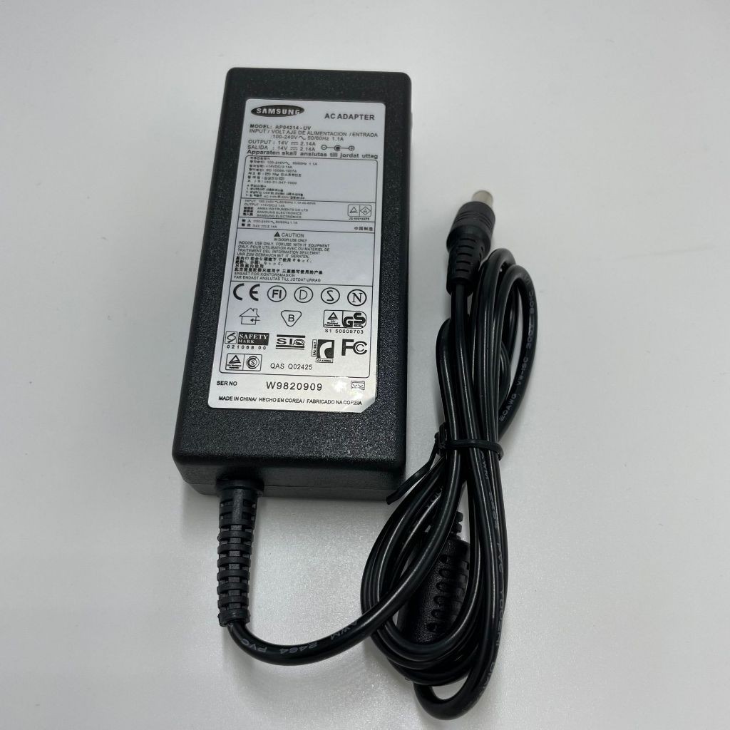 อะแดปเตอร์จอ Samsung LG 14V 6.5x4.4cm อะแดปเตอร์สากล ใช้ได้ทั้ง 3.0A/2.14A/1.79A/1.78A/1.43A Monitor Adapter