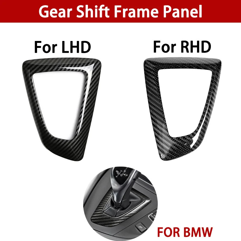เกียร์รถเกียร์ Shift Knob แผง Trim กรอบสําหรับ BMW 1 2 3 4 Series F20 F21 F22 F23 F30 F31 F32 F36 F34 F35