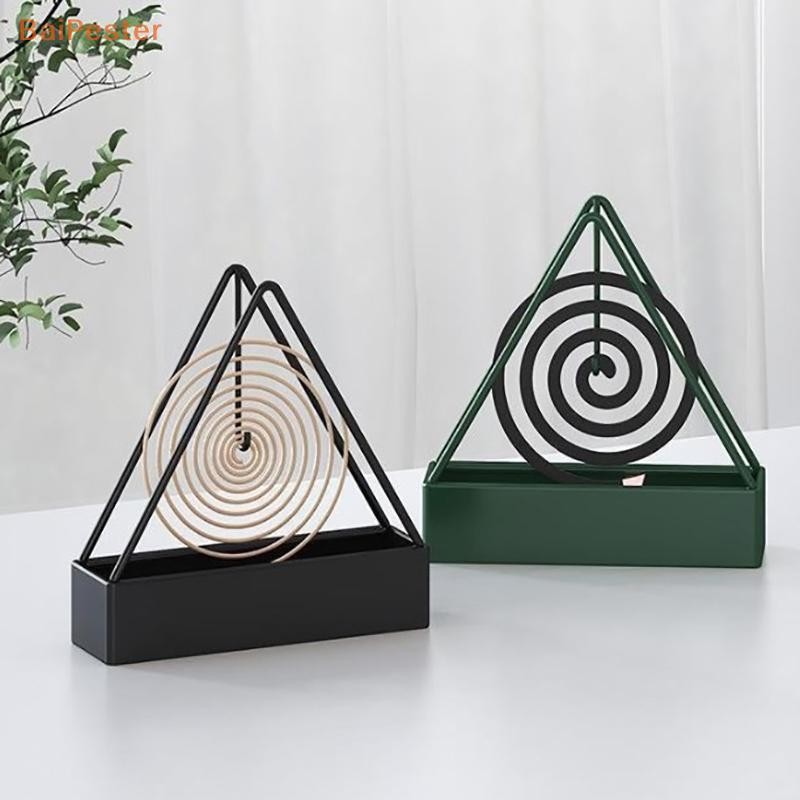 [ไบเพสเตอร์] ใหม่ผู้ถือขดลวดยุงผู้ถือธูปขดลวดกระถางธูปกรอบที่ทันสมัยขับไล่ชั้นวางธูปสําหรับครัวเรือนลานห้องนอน